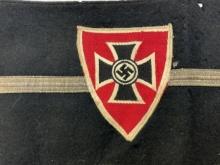 WWII GERMAN VETERANS ASSOCIATION ARMBAND