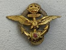 KINGDOM OF YUGOSLAVIA WWII NAVAL AIR MECHANICS  WINGS BADGE