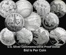 US Mint Silver Commemorative Proof (2000s)