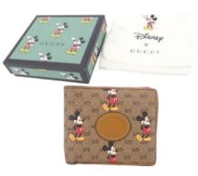 Gucci x Disney Mickey Mouse Leather Bi-Fold Wallet