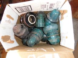 Box of old insulators