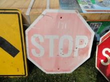 Big stop sign