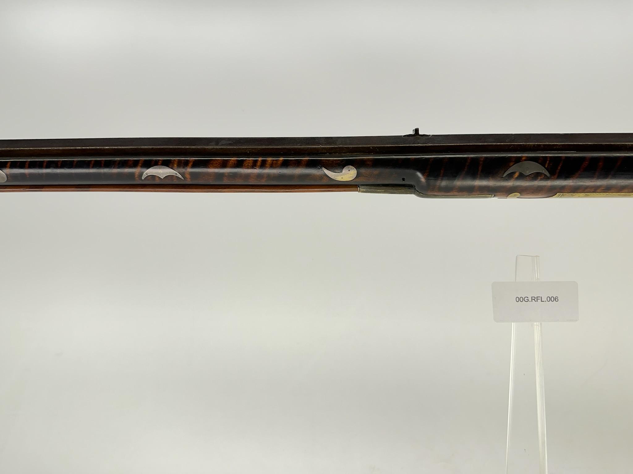 C. 1840 Mule Ear PA Longrifle by Levi Kaup