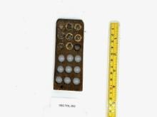 Antique Bullet or Loading Block with Original Materials (00G.TOL.002)