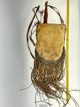 Heavily Fringed Leather Pouch (00G.BAG.013)