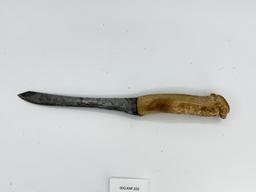 Butcher Knife with Deer Antler Handle (00G.KNF.022)