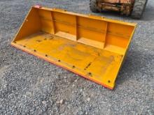 Severe Duty Shovel Snow Bucket, (84'', 0.75m... capacity, all made from 6mm, except sides are 12mm,
