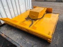 Severe Duty Skid Steer Brush Hog Attachment, (72'', all made from 8mm, except sides are 10mm)