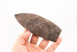 A Large 5-1/4" Late Paleo/Transitional Archaic Blade.