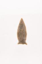 A 2-13/16" Beaver Lake in Excellent Condition Made of Carter Cave Flint *Jackson COA*.