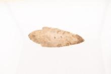 A 5-1/2" Adena Point made of Cream Colored Chert.
