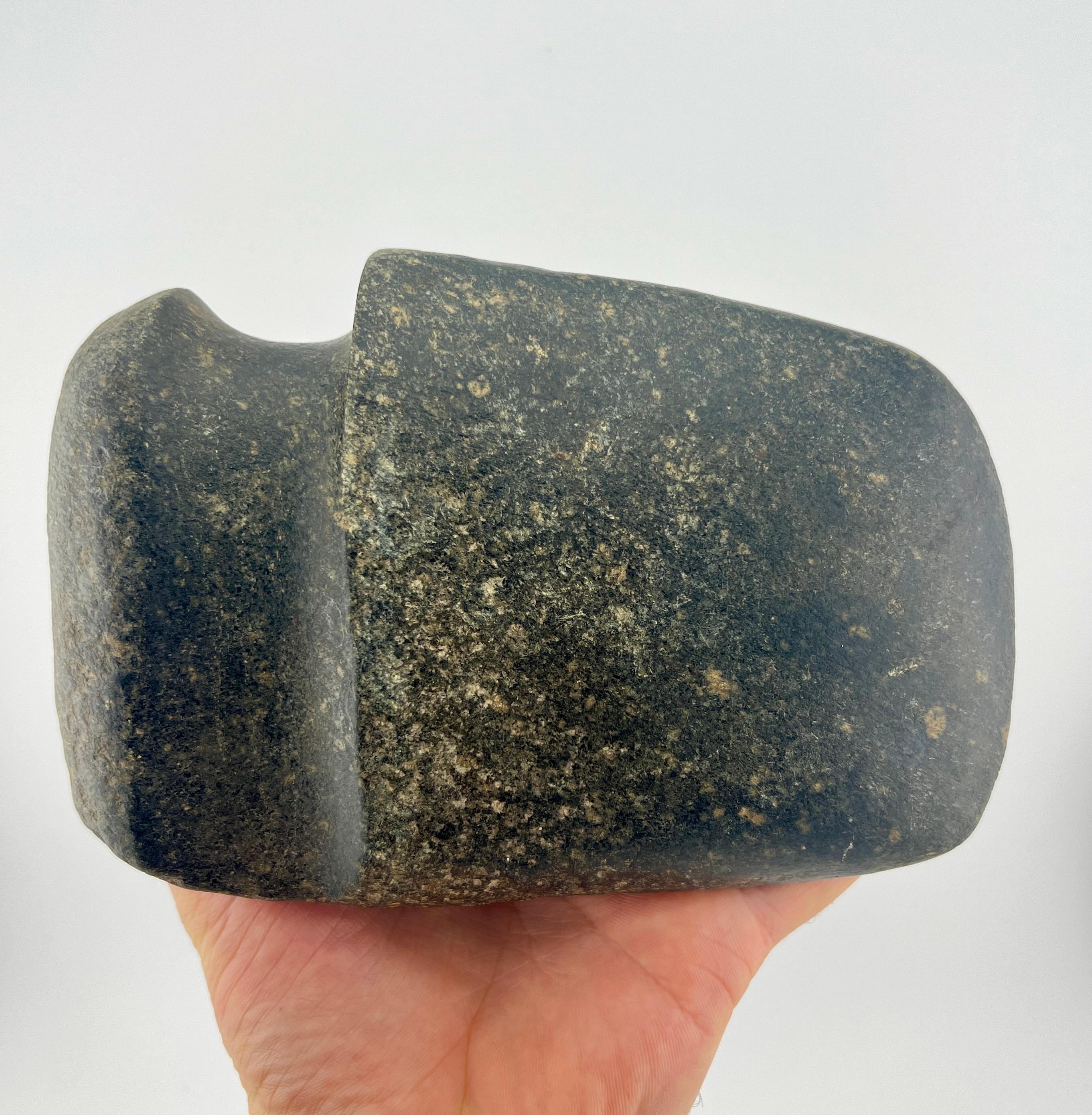 An Impressive 6-5/8", Three-Quarter-Grooved Axe