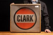Vintage Clark Gas Station Lighted Sign