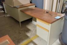 Lot-Office Desk Components in (3) Groups