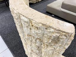 Marble sofa table base (missing glass top)