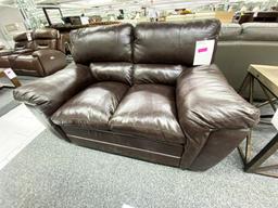 Dark grey loveseat