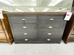 Rustic black/ brown dresser