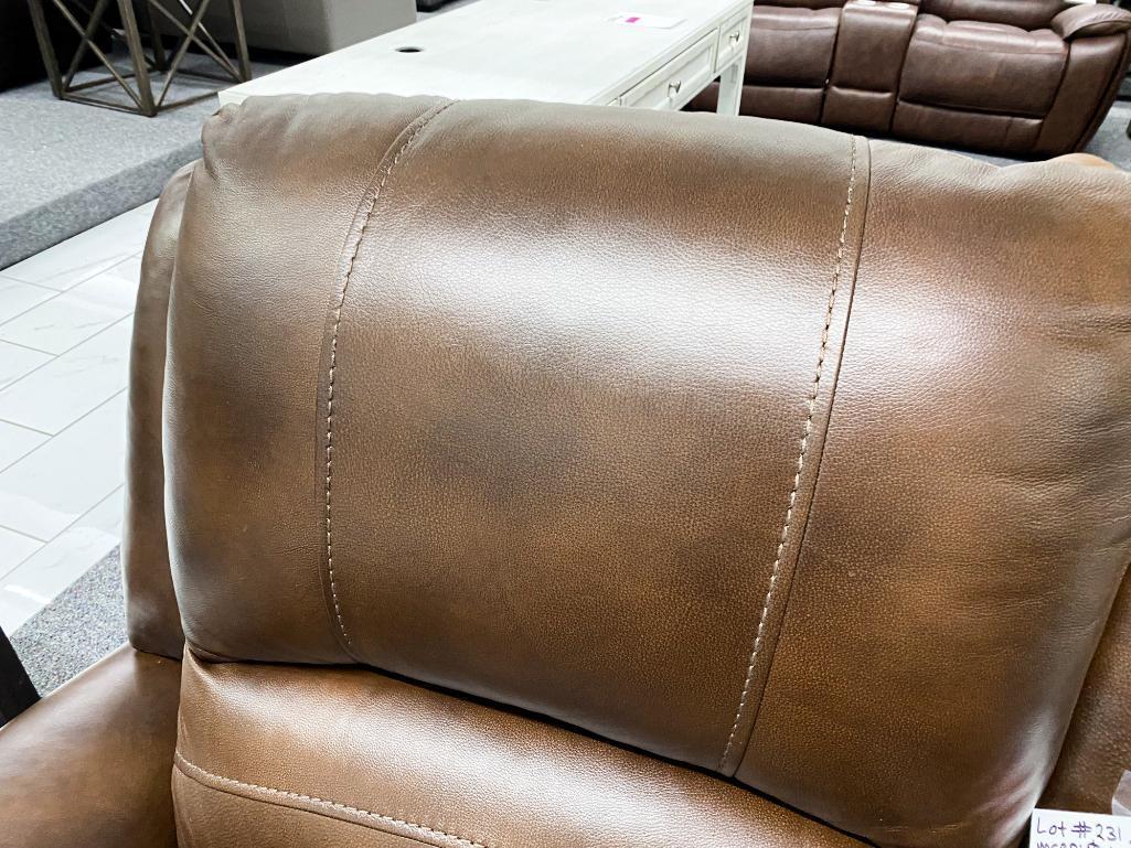 Brown reclining chair