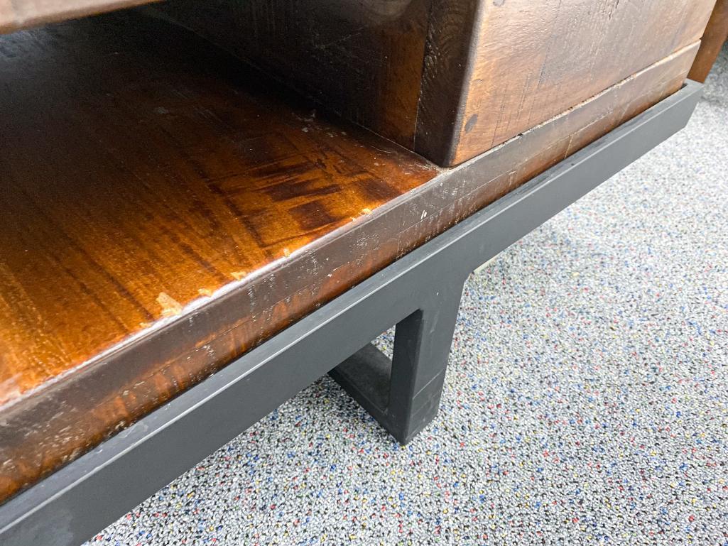 Traditional wood coffee table