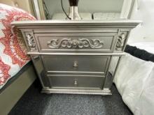 French provisional grey nightstand