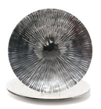Italian Set Of 4 Metallic Sunburst 18 inch round platters