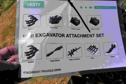 New Lanty mini excavator attachment set