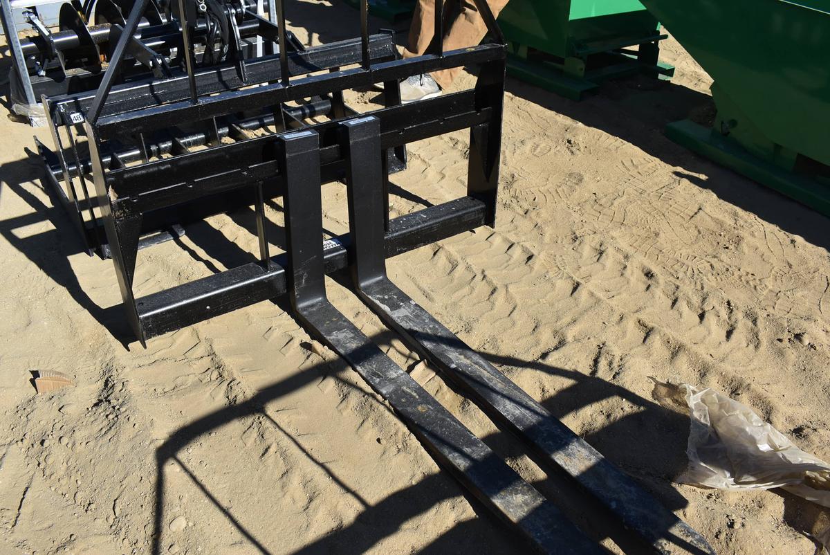 24" skid steer forks