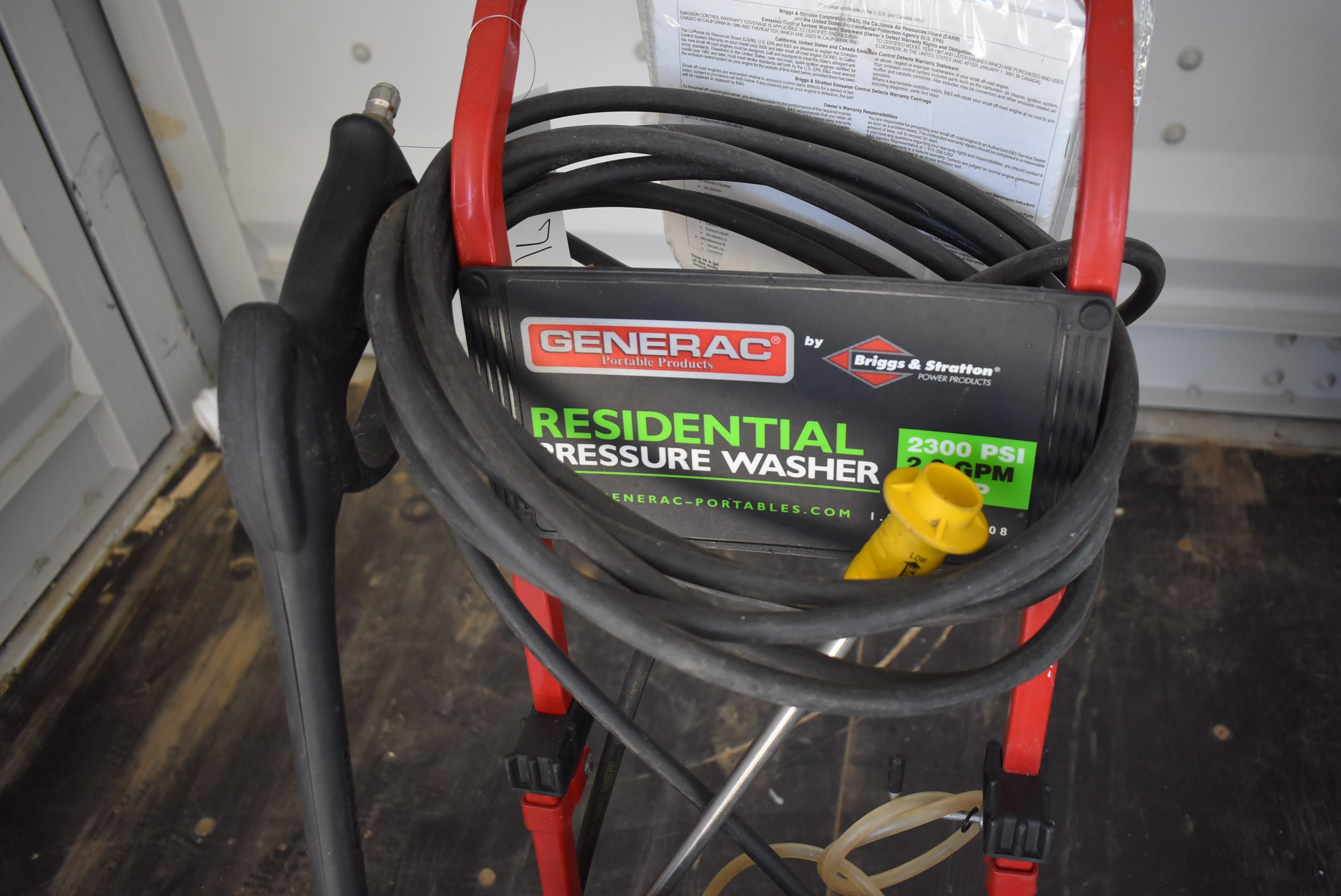 Generac Residential pressure washer