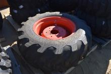 Single Firestone tire with Kubota rim