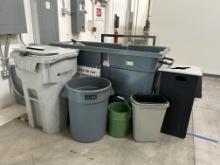 Utility Tilt Truck 1-cubic Yard Trash Bins