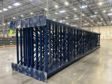 Speed Rack Tear Drop Pallet Rack Upright Frame 48" X 25'