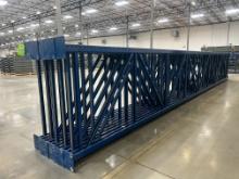 Speed Rack Tear Drop Pallet Rack Upright Frame 48" X 30'8"