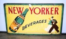 New Yorker beverage sign