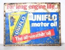 Uniflo Motor Oil sign