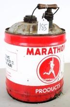 Marathon 5 gallon can