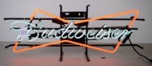 Budweiser neon sign