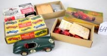3 Race car kits in box