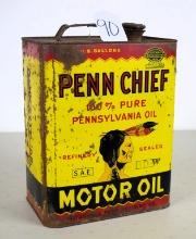 Penn Chief 2 gallon oil can