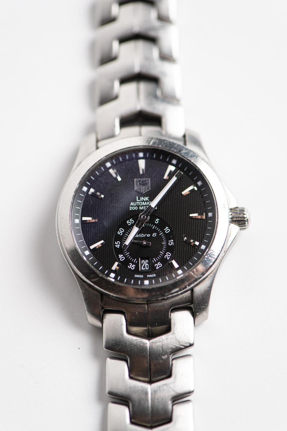 tag heuer link automatic 200 meters sapphire crystal