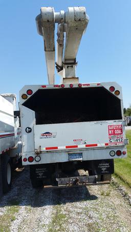 (Alexandria, KY) Versalift VO255, Over-Center Bucket Truck mounted behind cab on 2007 Ford F750 Chip