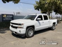 (Dixon, CA) 2017 Chevrolet Silverado 1500 4x4 Crew-Cab Pickup Truck Runs & Moves