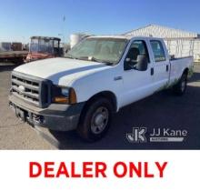 (Dixon, CA) 2007 Ford F250 Extended-Cab Pickup Truck Cranks, Does Not Start, Damaged Tail Light, Mis