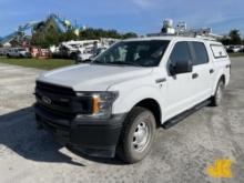 (Riviera Beach, FL) 2018 Ford F150 4x4 Crew-Cab Pickup Truck Runs & Moves) ( Front Bumper Damaged, B