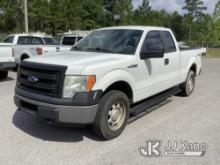 (Milton, FL) 2014 Ford F150 4x4 Extended-Cab Pickup Truck Runs & Moves) (FL Residents Purchasing Tit