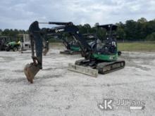 2016 John Deere 50G Mini Hydraulic Excavator Runs & Operates