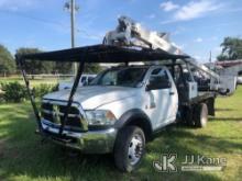 Altec AT37G, Articulating & Telescopic Bucket Truck mounted behind cab on 2012 Dodge Ram 5500 4x4 Fl