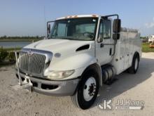 2017 International 4300 Flatbed/Service Truck Runs & Moves) (FL Residents Purchasing Titled Items –.