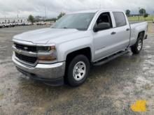 (Charlotte, NC) 2018 Chevrolet Silverado 1500 4x4 Crew-Cab Pickup Truck Duke Unit) (Runs & Moves
