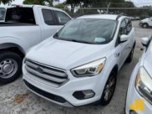 (Riviera Beach, FL) 2017 Ford Escape 4-Door Sport Utility Vehicle Bad Engine, Not Running, Condition