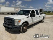 2013 Ford F250 Crew-Cab Pickup Truck, Municipally Owned. Runs & Moves) (Body Damage, Paint Peeling &